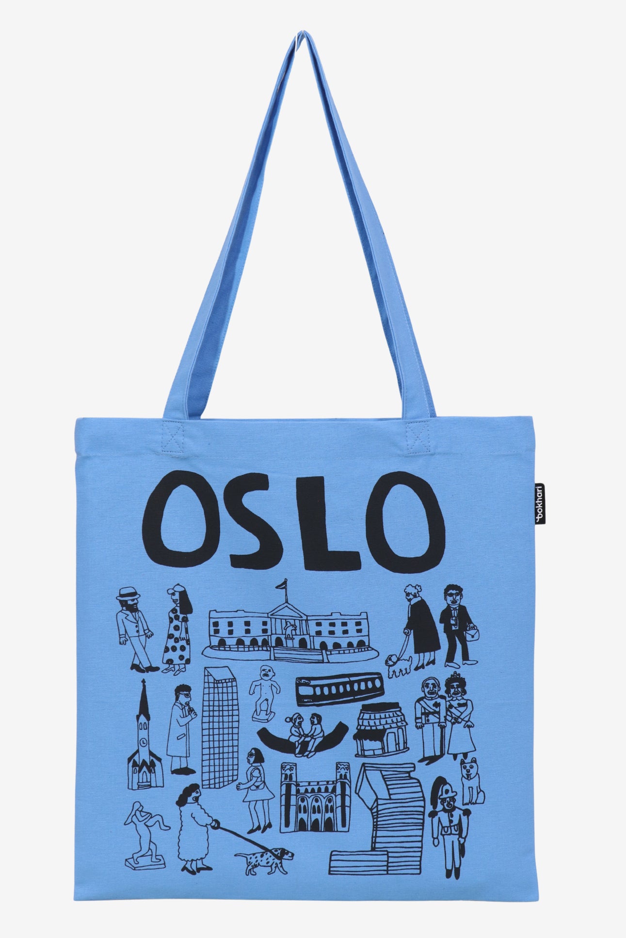Handlenett Anette Moi Oslo blå