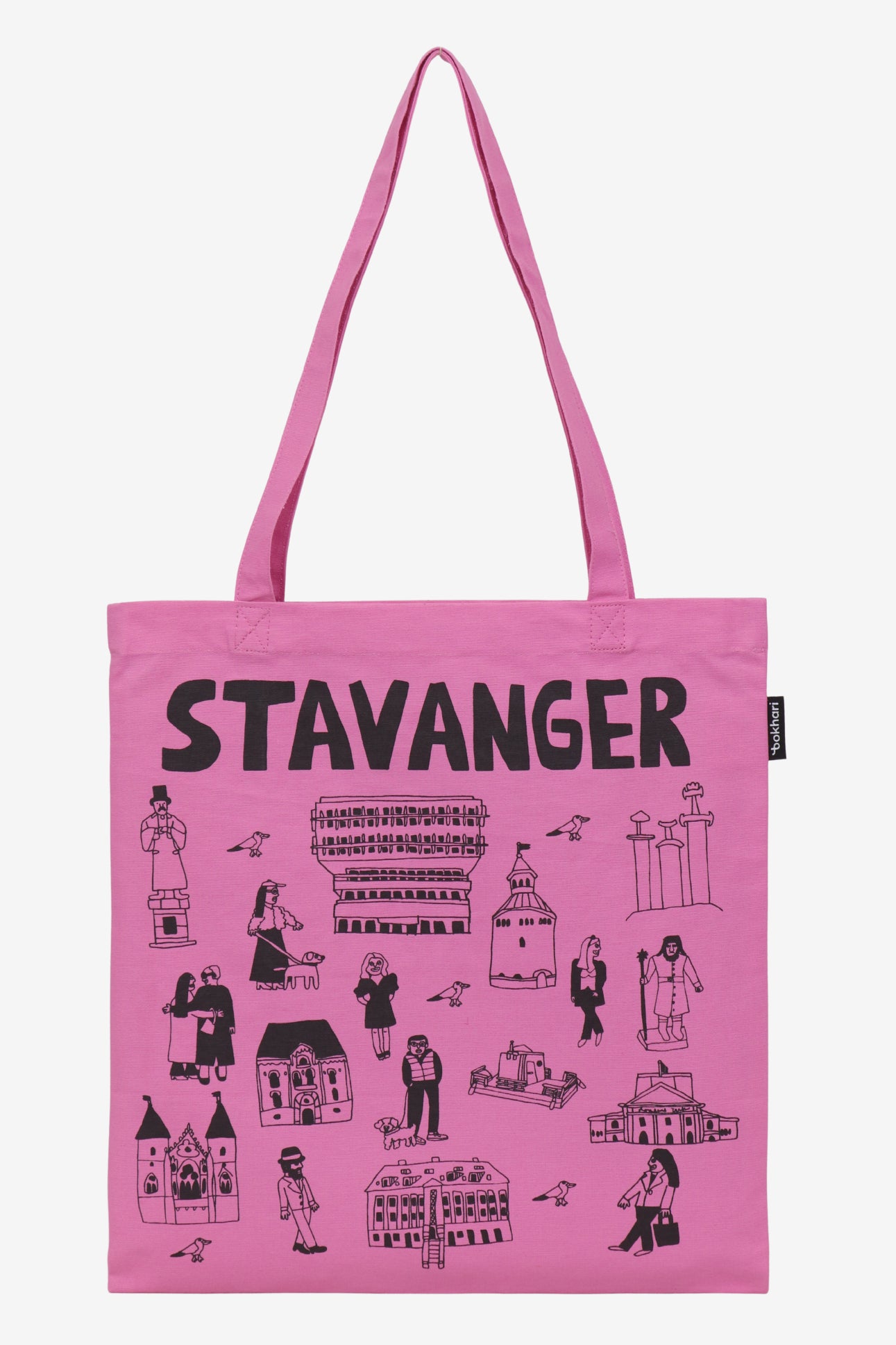 Handlenett Anette Moi Stavanger rosa