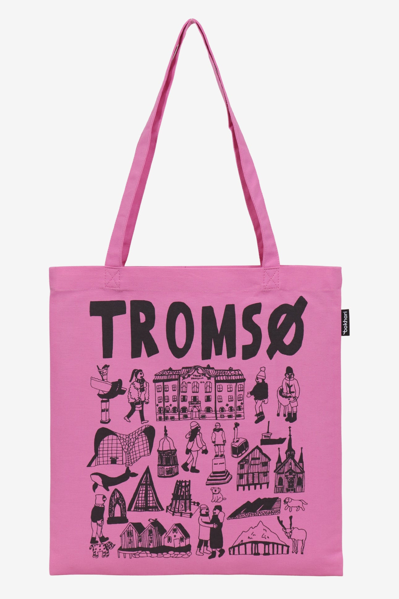 Handlenett Anette Moi Tromsø rosa