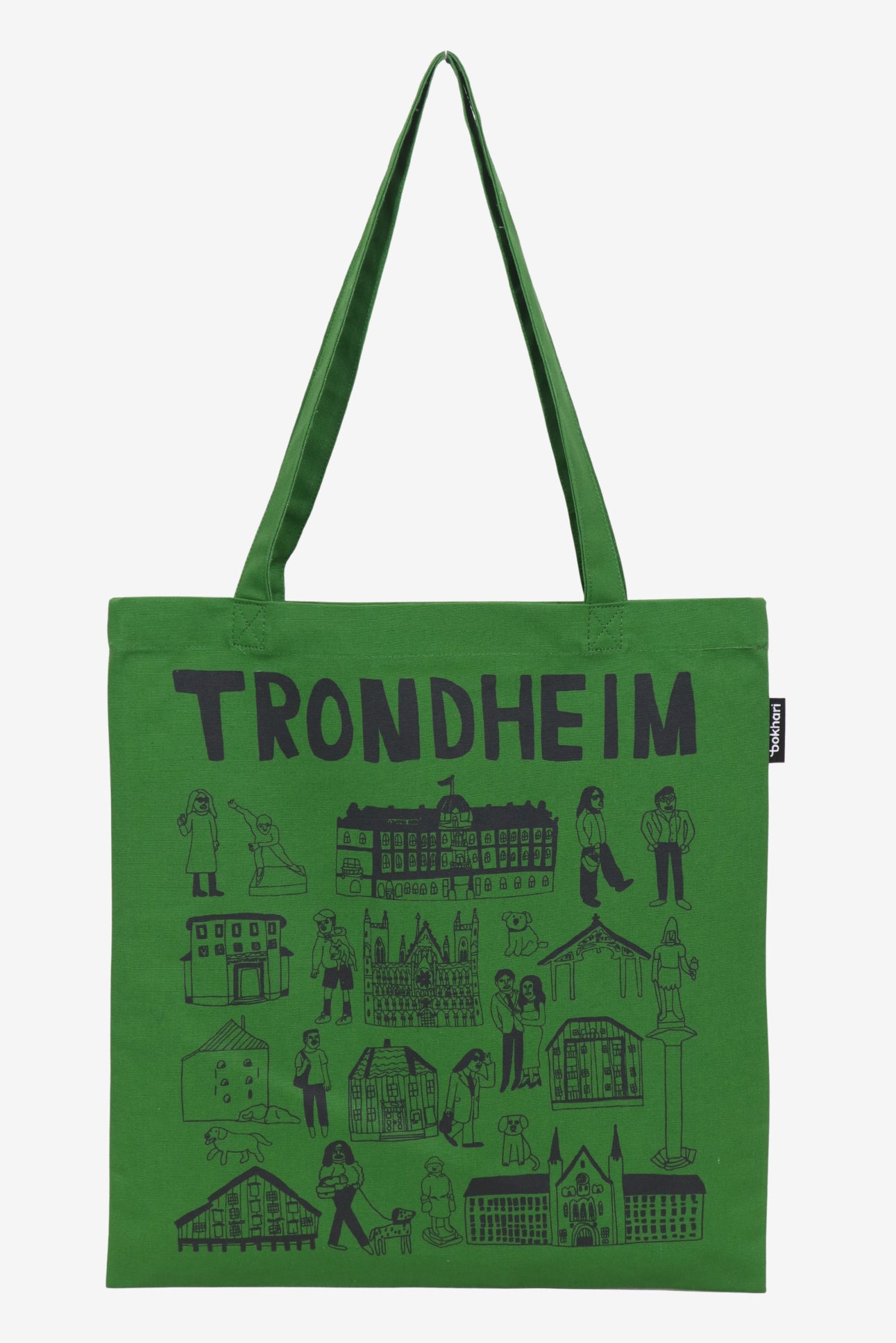 Handlenett Anette Moi Trondheim grønn