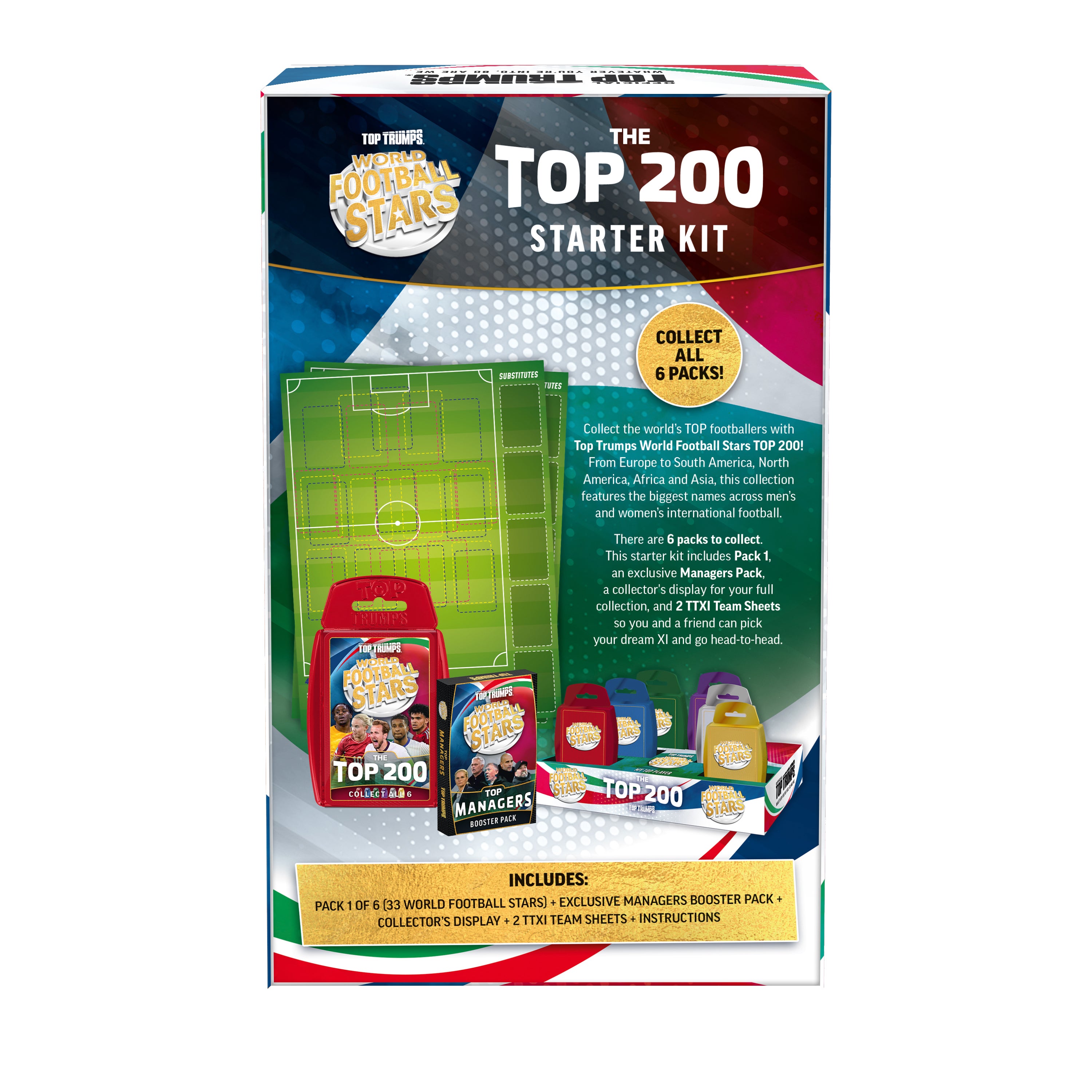 Kortspill Top Trumps Football Stars Starter Kit