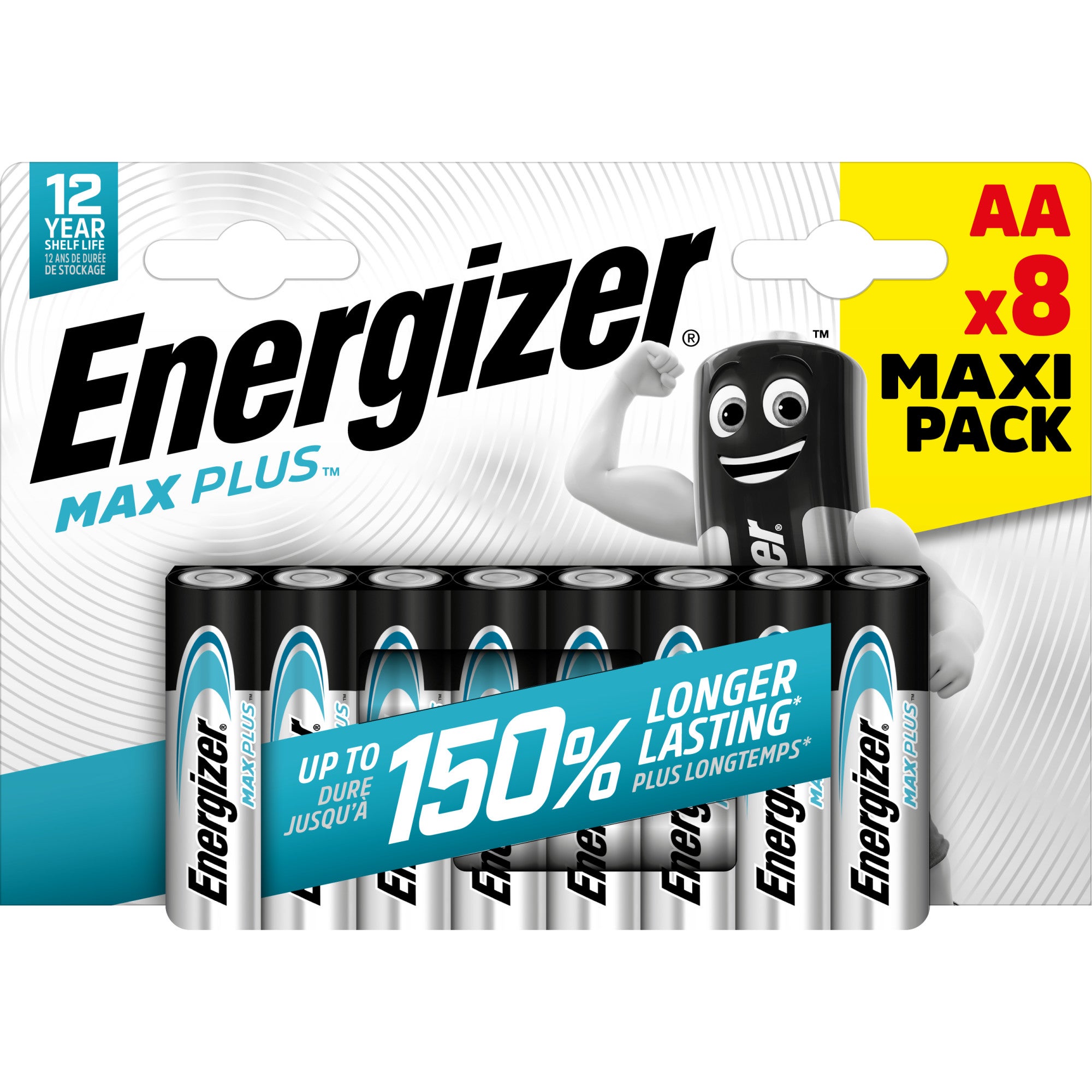 Batteri Energizer Max Plus AA (8)