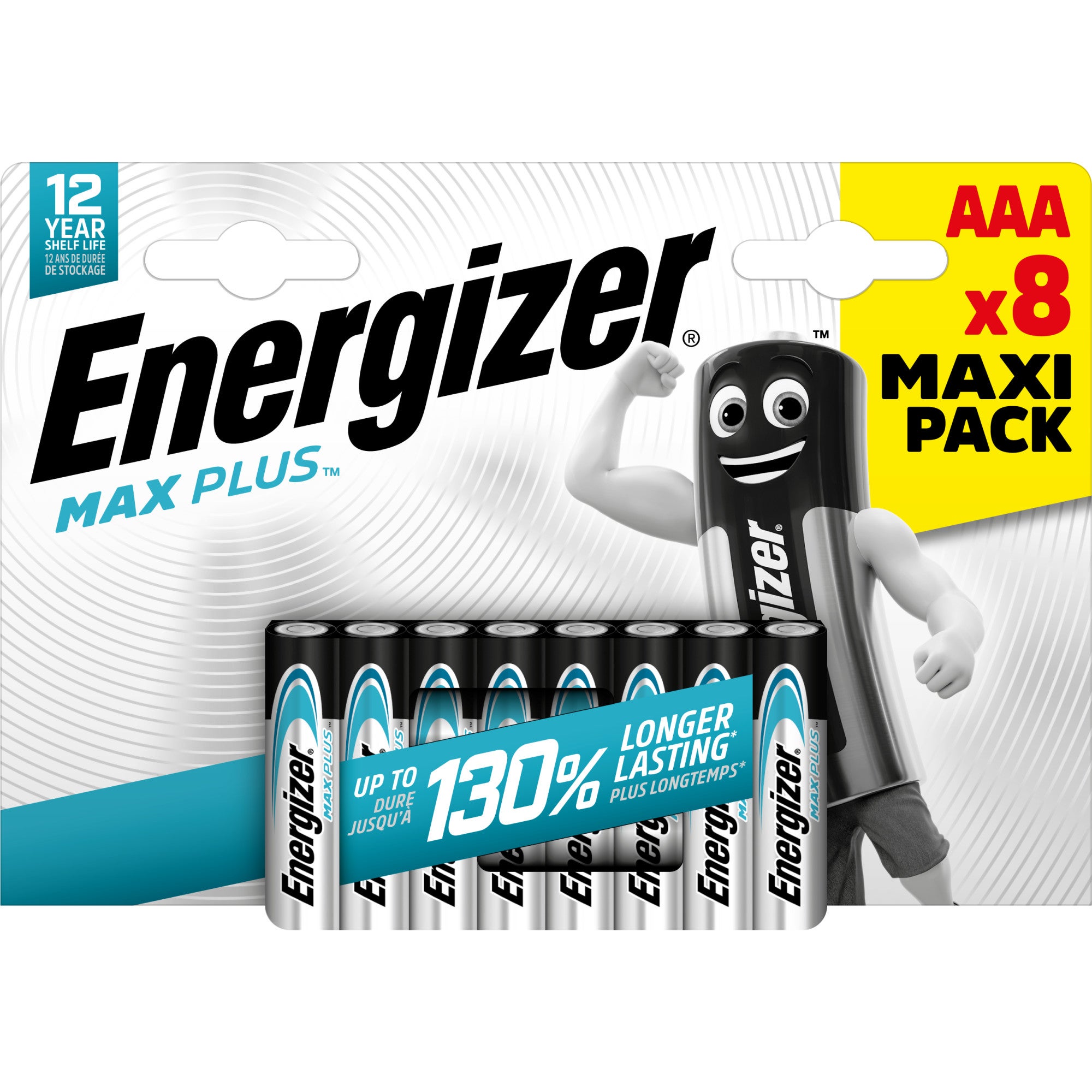 Batteri Energizer Max Plus AAA (8)