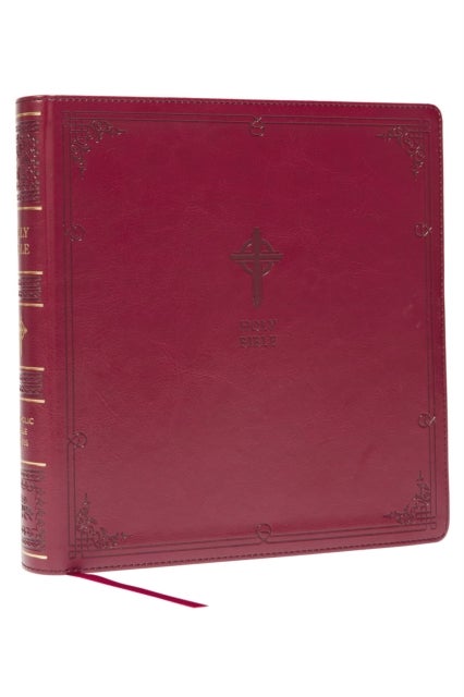 NABRE XL, Catholic Edition, Leathersoft, Burgundy, Comfort Print - Holy Bible