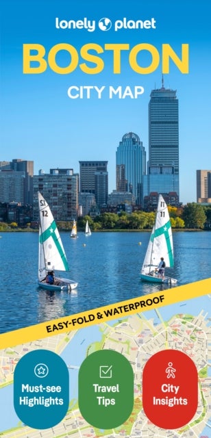 Lonely Planet Boston City Map - Durable, Waterproof, Easy-Fold Planning Map with Attractions & Walking Tours