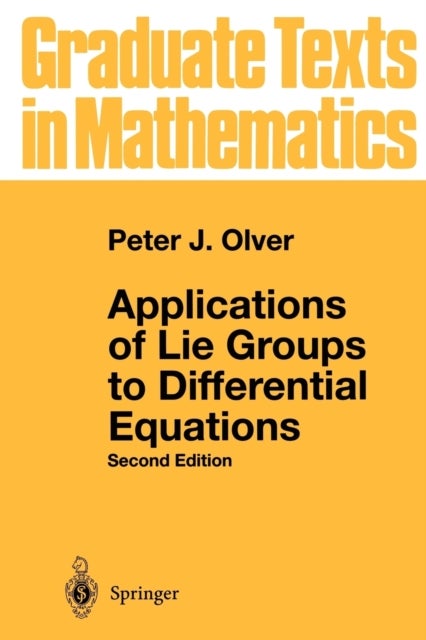Applications of Lie Groups to Differential Equations