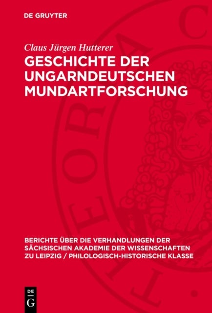 Geschichte Der Ungarndeutschen Mundartforschung