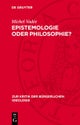 Epistemologie Oder Philosophie?