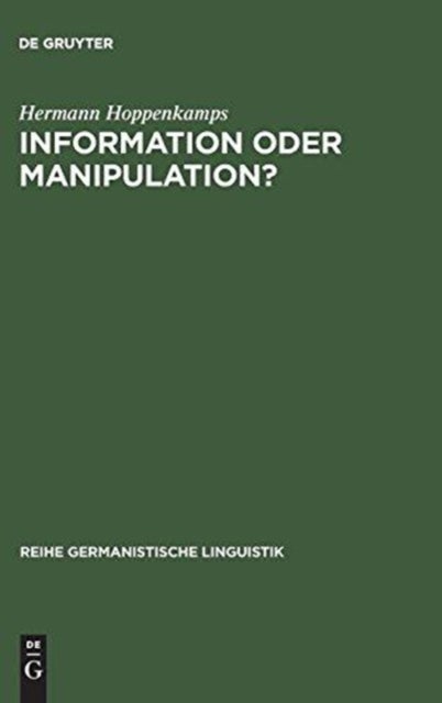 Information oder Manipulation?