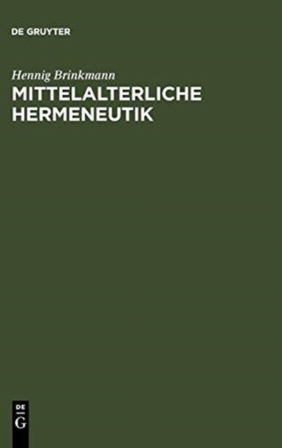 Mittelalterliche Hermeneutik