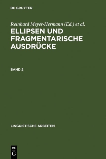Ellipsen und fragmentarische Ausdrucke
