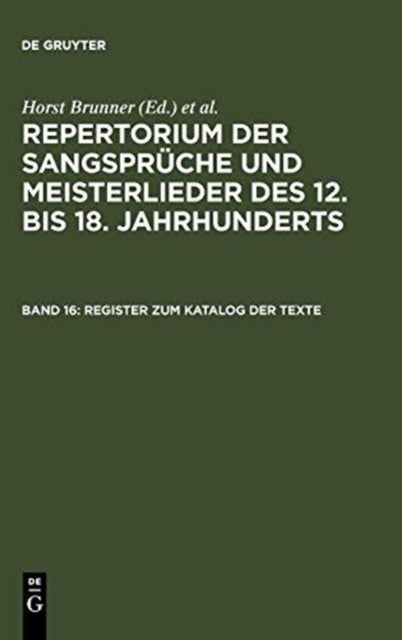Register zum Katalog der Texte - Namen, Quellen, Bibelstellen, Datumsangaben