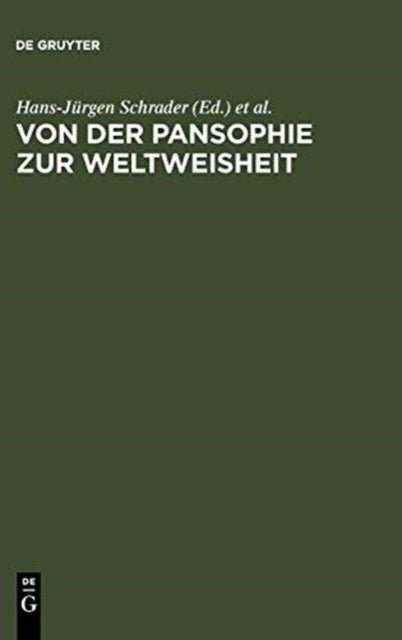 Von Der Pansophie Zur Weltweisheit