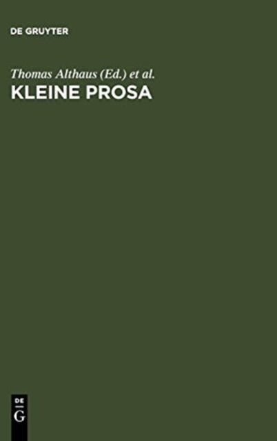 Kleine Prosa