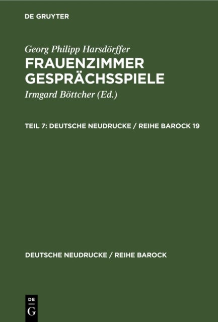 Frauenzimmer Gesprächsspiele. Teil 7