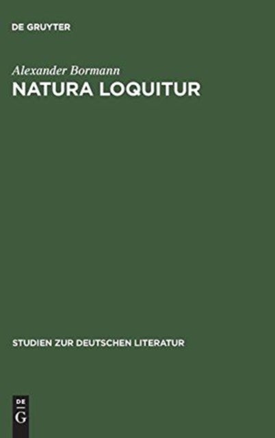 Natura Loquitur