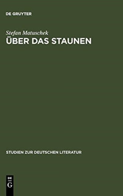 Über das Staunen
