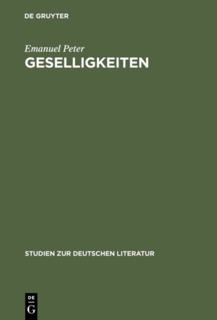 Geselligkeiten