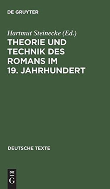 Theorie Und Technik Des Romans Im 19. Jahrhundert