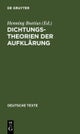 Dichtungstheorien Der Aufklarung