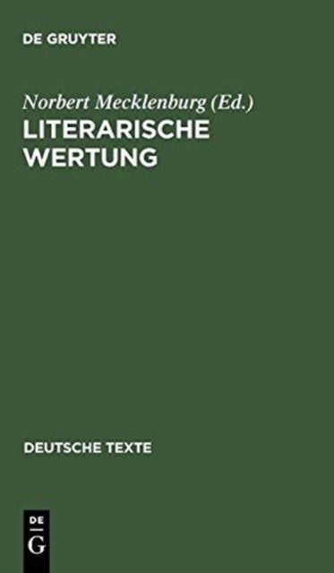Literarische Wertung