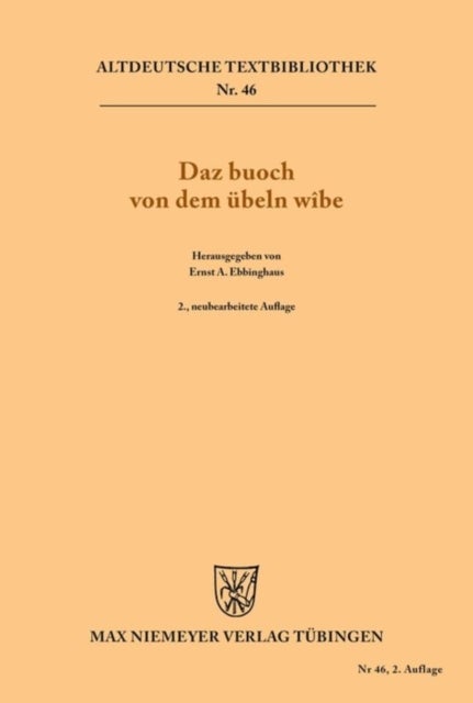 Daz buoch von dem ubeln wibe