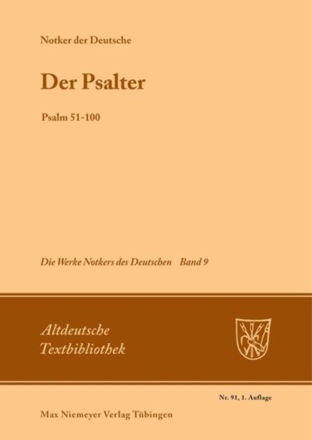 Psalter - Psalm 51-100