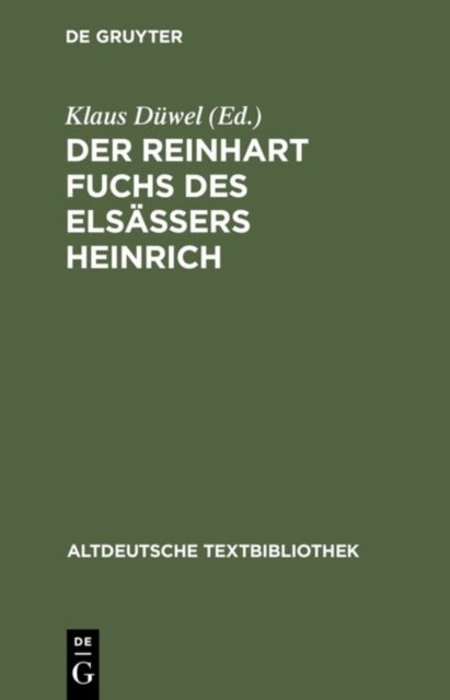 Der Reinhart Fuchs des Elsassers Heinrich