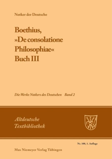Boethius, »De Consolatione Philosophiae« - Buch III