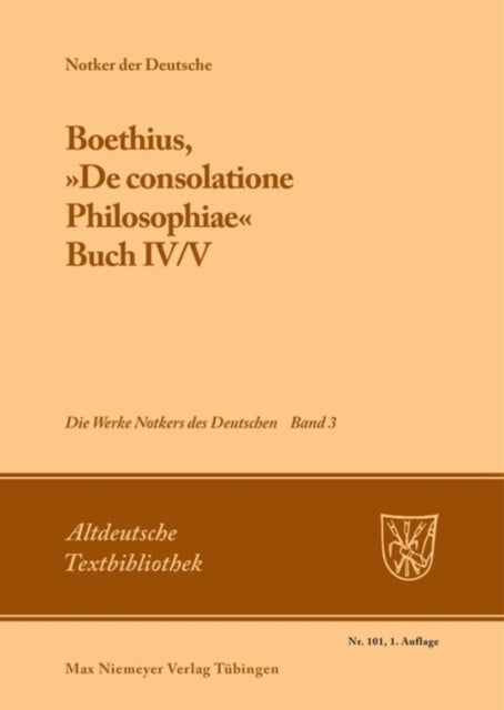 Boethius, »De Consolatione Philosophiae« - Buch IV/V