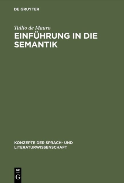 Einführung in Die Semantik