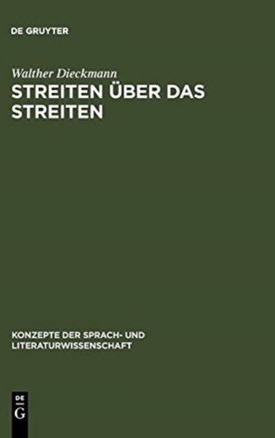 Streiten Über Das Streiten - Normative Grundlagen polemischer Metakommunikation