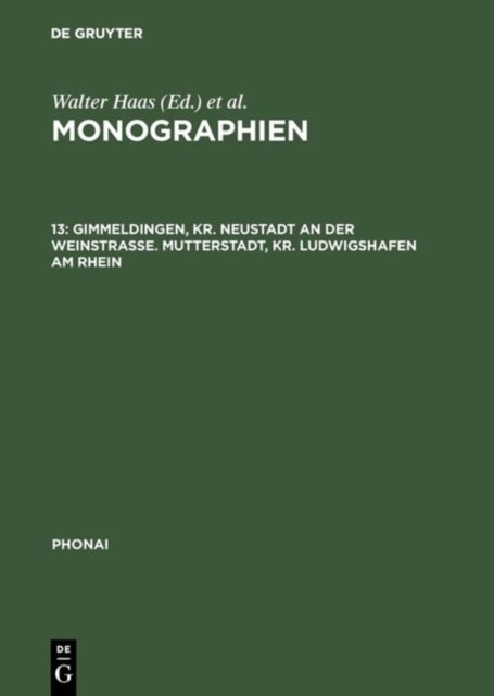 Gimmeldingen, Kr. Neustadt an Der Weinstraße. Mutterstadt, Kr. Ludwigshafen Am Rhein