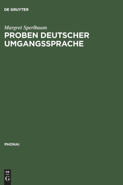 Proben deutscher Umgangssprache