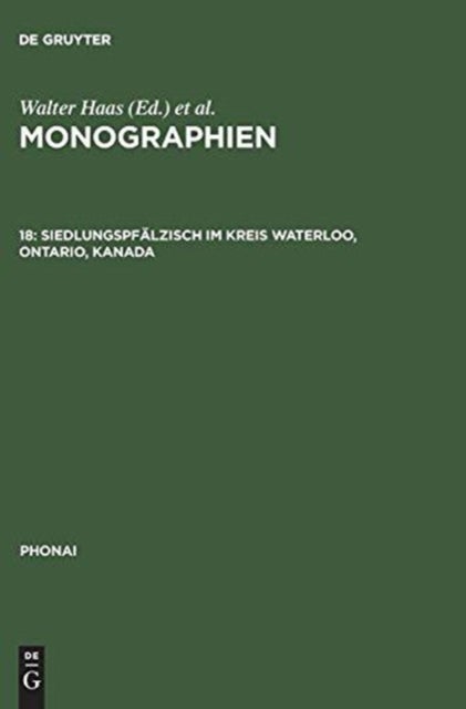 Siedlungspfälzisch Im Kreis Waterloo, Ontario, Kanada