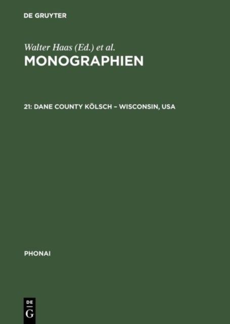 Monographien, 21, Dane County Kolsch - Wisconsin, USA