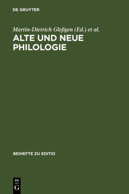 Alte Und Neue Philologie