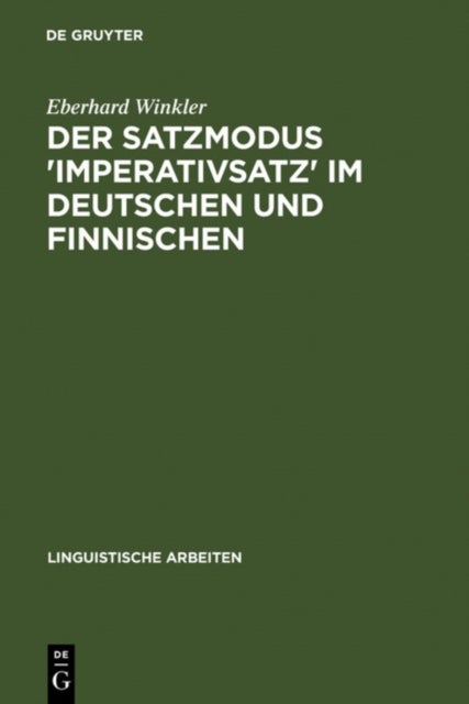Satzmodus ''Imperativsatz'' im Deutschen und Finnischen