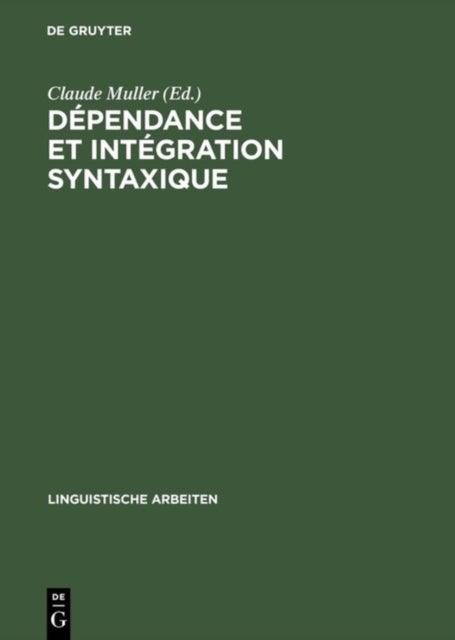 Dépendance et intégration syntaxique - Subordination, Coordination, Connexion