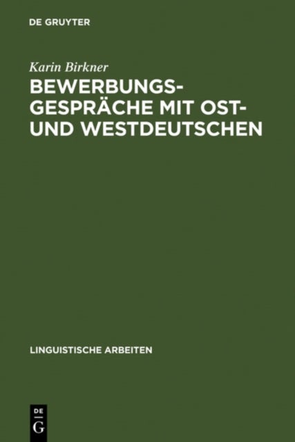 Bewerbungsgespräche Mit Ost- Und Westdeutschen