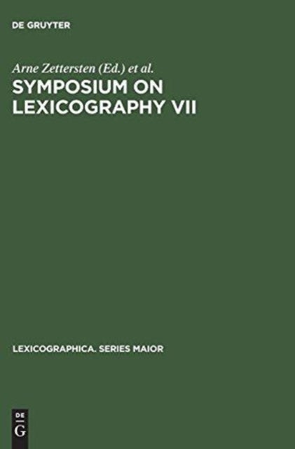 Symposium on Lexicography VII