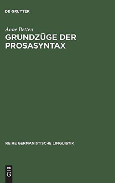 Grundzüge Der Prosasyntax