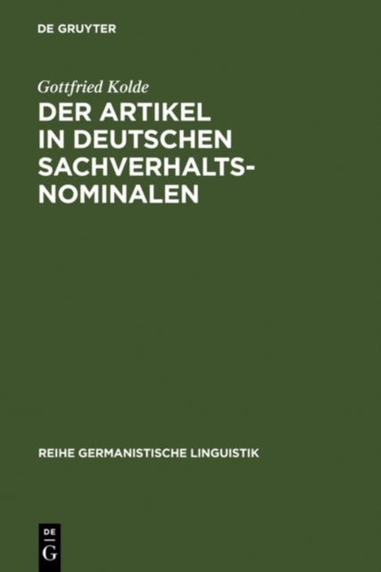 Artikel in deutschen Sachverhaltsnominalen