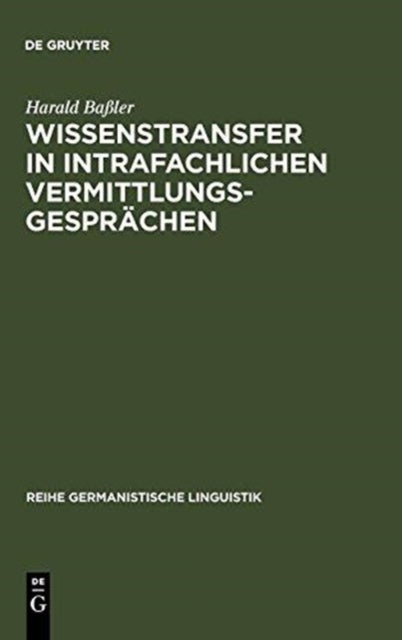 Wissenstransfer in intrafachlichen Vermittlungsgesprachen