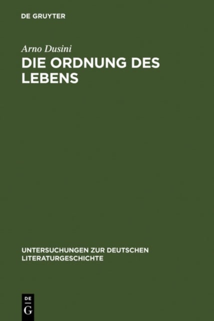 Ordnung des Lebens - Zu Franz Grillparzers Selbstbiographie