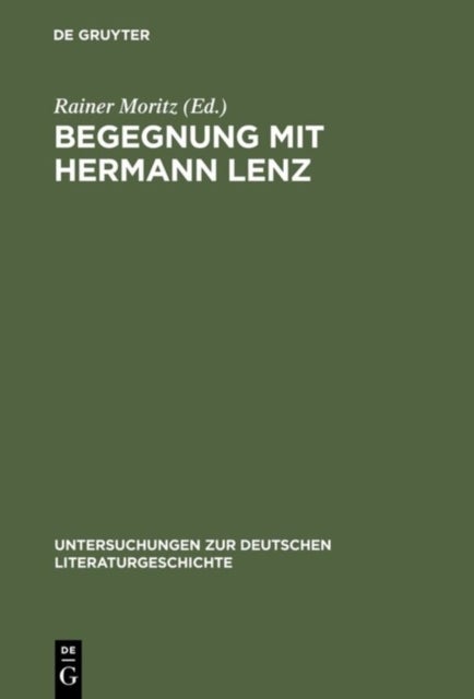 Begegnung Mit Hermann Lenz