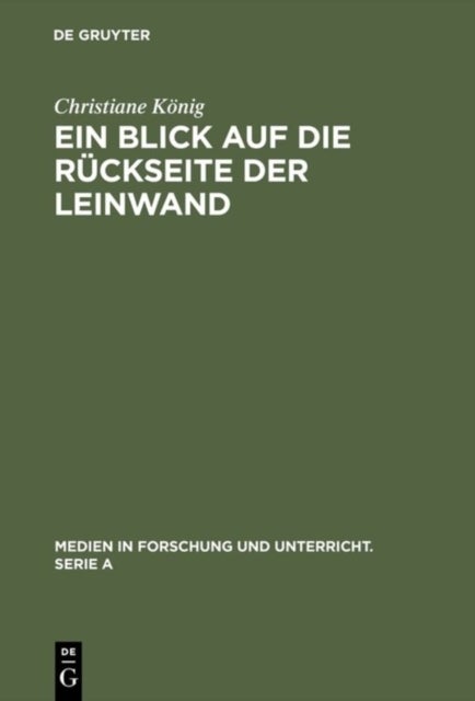 Ein Blick auf die Ruckseite der Leinwand