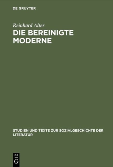 Die bereinigte Moderne
