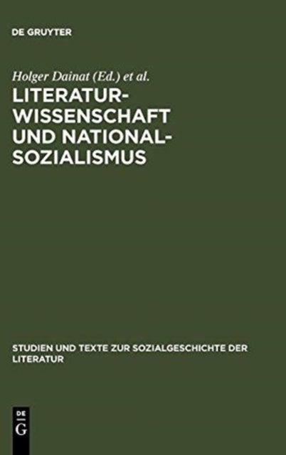 Literaturwissenschaft und Nationalsozialismus