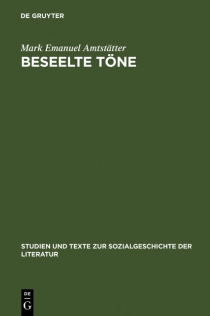 Beseelte Töne - Die Sprache des Korpers und der Dichtung in Klopstocks Eislaufoden